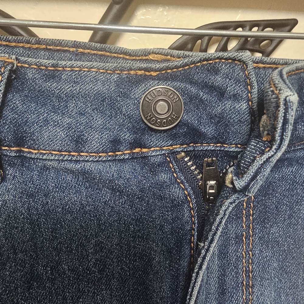 Hudson Jeans Blue‎ Cut-Off Denim Shorts - Picture 3 of 11